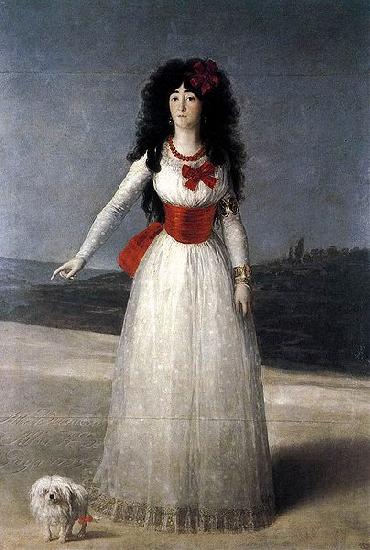 Francisco de Goya White Duchess China oil painting art